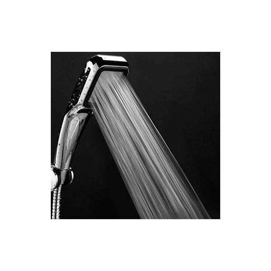 300 Holes Handheld Shower Head High Pressure Powerful Spray Booster For Bathroom - Water Saving Rain Shower V1188-MS-227-0551