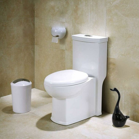 Swan Shape Toilet Brush Set, Toilet Brush Holder, Toilet Brush Holder And Stand, For Bathroom (Black) V1188-MS-227-0597
