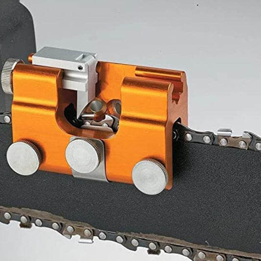Chainsaw Chain Sharpening Jig, Teeth Sharpener Chainsaw Sharpening Kit Aluminum Alloy Chainsaw Sharpening Set V1188-MS-227-0746