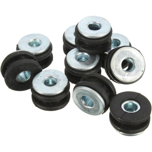 10 pcs Motorcycle Rubber Grommet Bolt For Honda/Yamaha/Suzuki/Kawasaki Fairings V1188-MS-227-0960