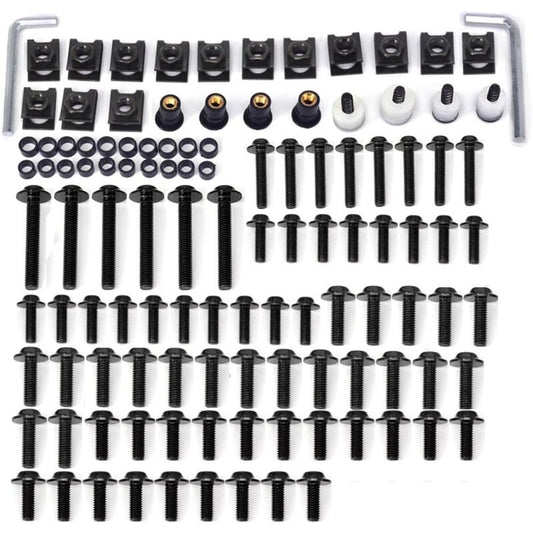 Motorcycle Fairing Screws,Universal Motorcycle Bodywork Screws Fairing Kits Bolts Aluminum Alloy For Most V1188-MS-227-0985