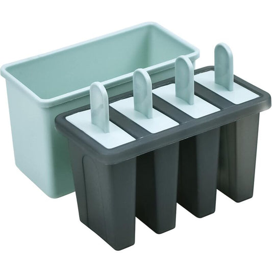 8 Cell Ice Cream Mold With Stick, Ice Lolly Molds, Reusable Popsicle Molds, Ice Pop Mold For Kids And Adults, V1188-MS-227-0999