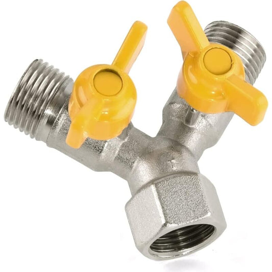 1/2" Switch Valve, Y-Shaped Three-Way Valve With Shut-Off Valve, Shower Head, Shower Arm, Washing Machine V1188-MS-227-1007