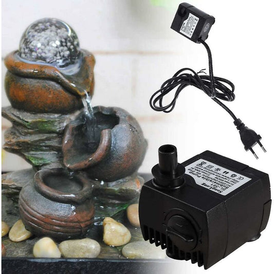 300L/H 5W Ultra Quiet Submersible Water Pump For Fountain Aquarium Pond (Eu Plug) V1188-MS-227-1016