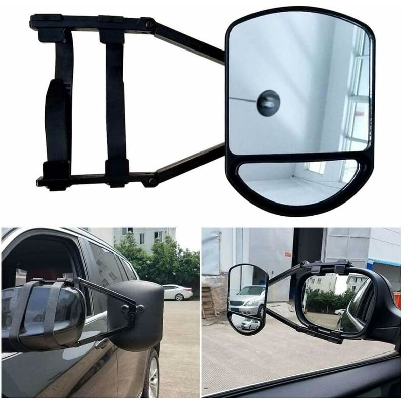 Rearview Mirror, Car Towing Mirror Extended Rearview Mirror Wide Angle Auxiliary Mirror For Car Truck Trailer V1188-MS-227-1039