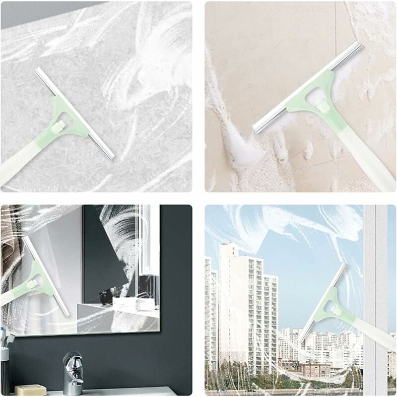 Green Car Window Cleaning Squeegee For Interior And Exterior V1188-MS-227-1041