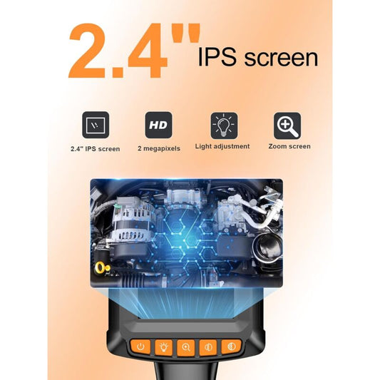 Endoscope Camera, 1080P Hd Endoscope, 2.4 Inch Ips Screen Pipe Inspection Camera, Ip67 Waterproof Camera, 5M V1188-MS-227-1049
