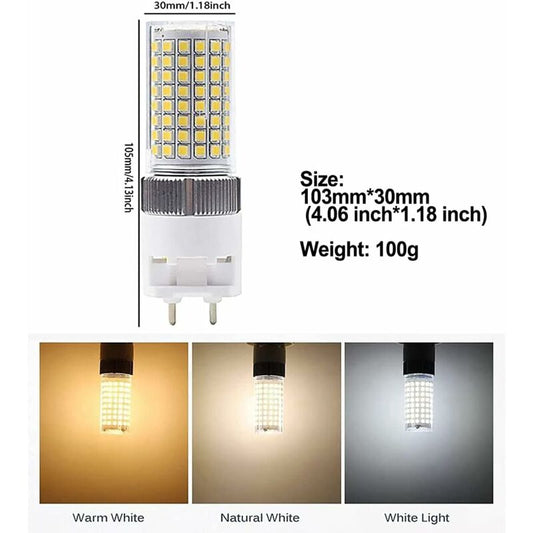 G12 LED Bulb 16W Natural White, Bi-Pin Corn Bulb, 4000K 1600 Lumen Ceiling Light Floodlight For Home Street V1188-MS-227-1123