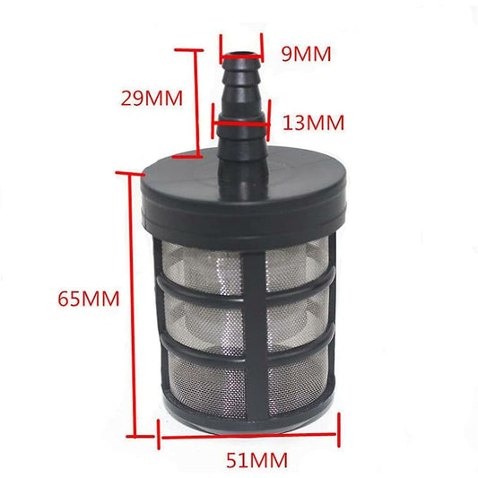 Garden Hose Mesh Filter, Stainless Steel Double Layer Mesh Filter Water Suction Pump Filter Car Washer Filter V1188-MS-227-1206