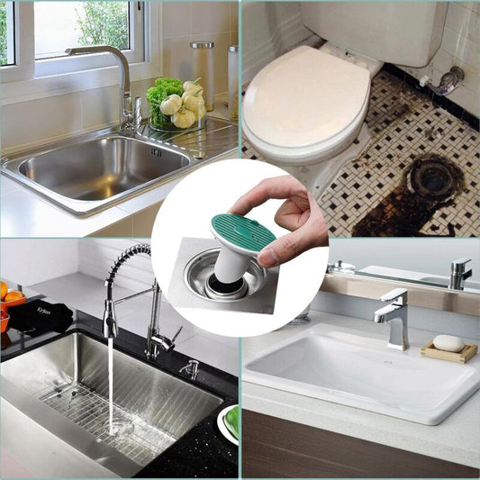 Bathroom Sink Drain Strainer Anti-Odor Bathtub Stoppers Floor Water Drain Deodorant Anti-Clogging V1188-MS-227-1328