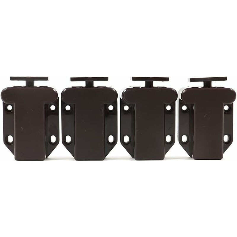 4-Pack Of DAmping Cushioning Systems For Doors, Cabinets And Drawers - Brown V1188-MS-227-1334