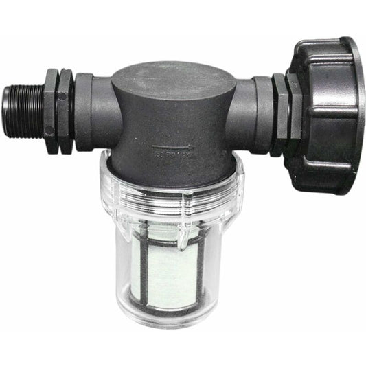 1000L Tank Connector Tap, Garden Hose Joint For Rainwater Collectors With Filter Function, S60X6 Ibc Water V1188-MS-227-1412