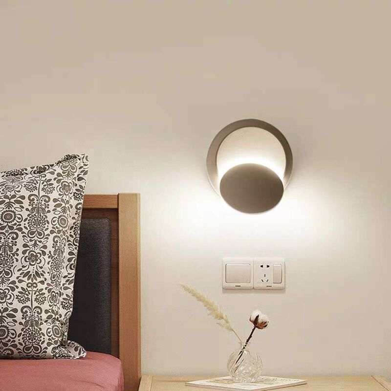 Indoor Wall Lights White LED Wall Lamp 5W Modern Wall Light Warm White Creative 2 In 1 Iron Wall Sconce LED V1188-MS-227-1419