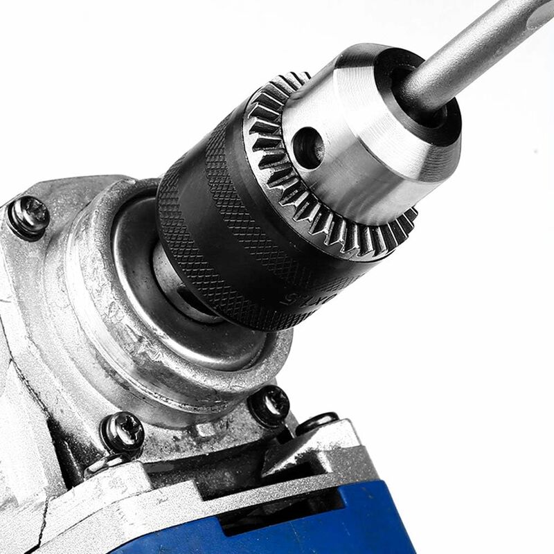 1.5-13Mm 6.35Mm Hex Shank Quick Change Drill Chuck Adapter, 1/2-20Unf Drill Chuck Converter With Chuck Key V1188-MS-227-1429