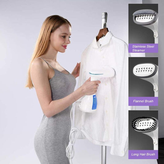 Garment Steamer 1000W 280Ml Handheld Vertical Iron Portable Ironing Wrinkle Remover Fast Heating For Fabric V1188-MS-227-1447