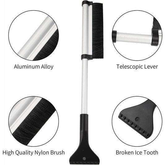 Snow Brush, 2 In 1 Ice Scraper Snow Brush Snow Broom Brush For Car Truck Windshield V1188-MS-227-1515
