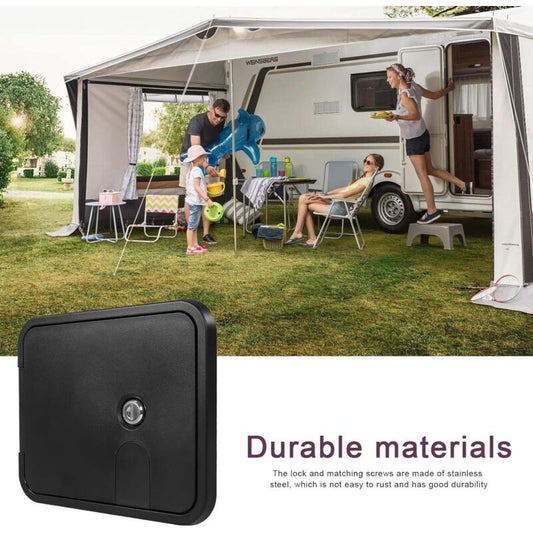 Rv Cable Hatch, Replacement Parts Rv Access Panel Accessories Waterproof - Lock For Converting A Camper V1188-MS-227-1727