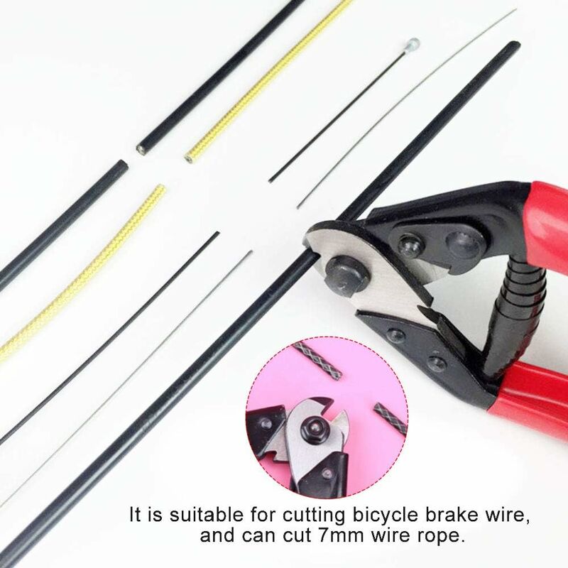 Bicycle Cable Cutter 190Mm Chrome Vanadium Steel Bicycle Cable Cutter Pliers Bike Cable Cutting Tools For 1Mm V1188-MS-227-1744