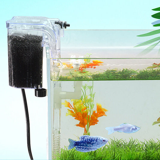 Slim External Aquarium Filter, 3-Stage Adjustable Filter For Aquarium Up To 20L, 250 Lph, 3W V1188-MS-227-1747