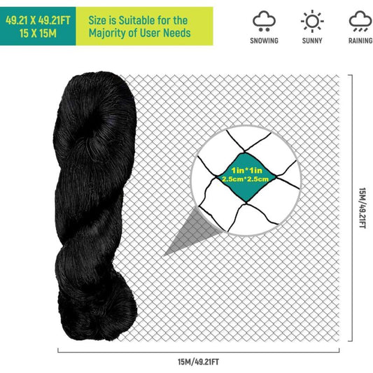 Anti Bird Netting For Aviary - Protective Chicken Netting 25Mm X 25Mm Mesh - Multipurpose Anti Pigeon Netting V1188-MS-227-1773