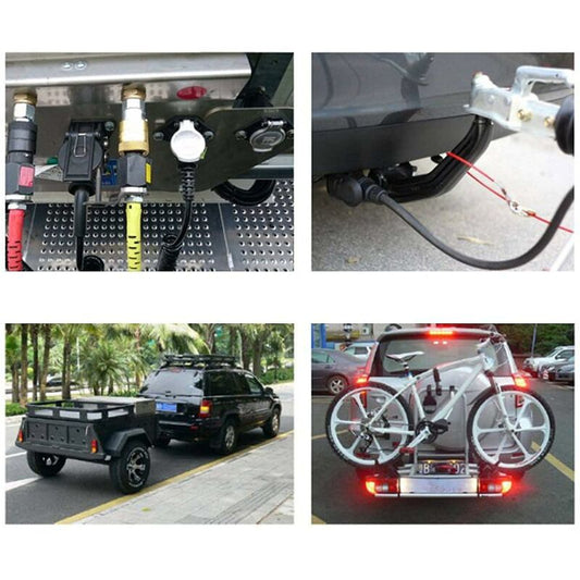 13 To 7 Pin Trailer Socket 12N 12S Dual Adapter Converter European Plug For Car Trailer Truck Towbar 12V V1188-MS-227-1777