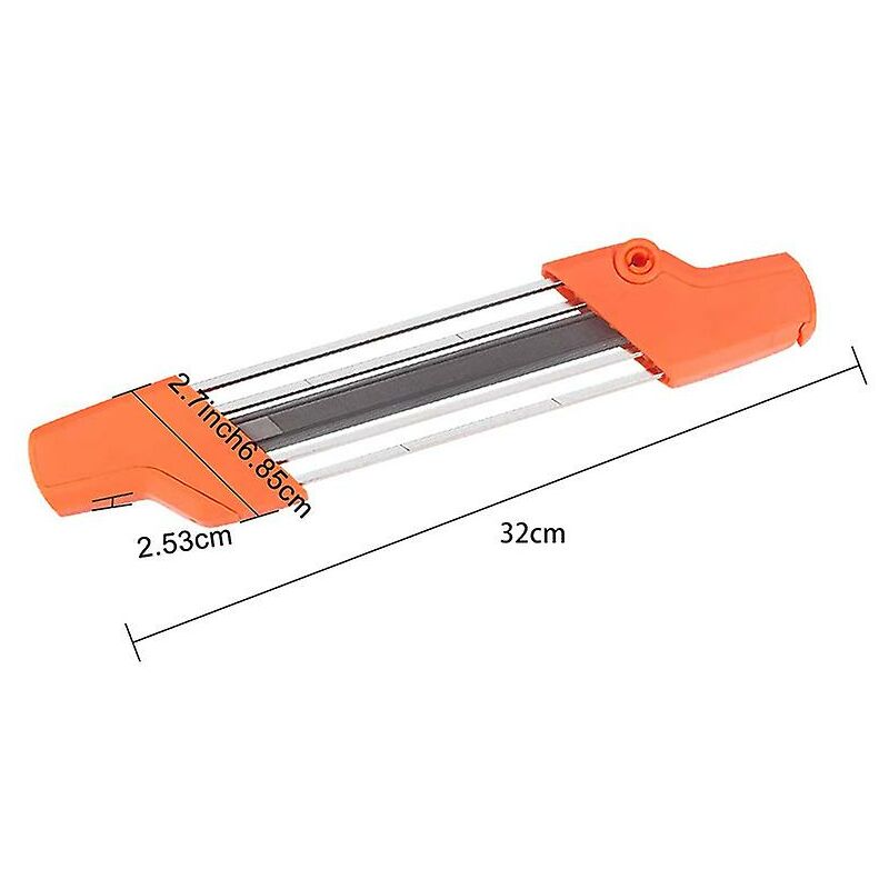 2 In 1 File Holder For 3/8" P 4.0 Mm Chainsaw Chain V1188-MS-227-1891
