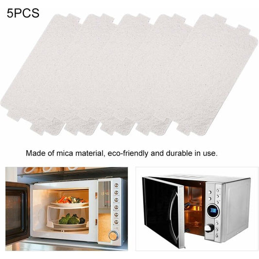 5 pcs Microwave Plate Sheet Replacement Microwave Oven Mica Plate Sheet Microwave Waveguide Cover Repair V1188-MS-227-1929