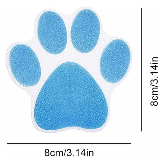 15 pcs Non-Slip Bathtub Stickers Kids Adult Shower Anti-Slip Stickers Dog Paw Waterproof Non-Slip Pads For V1188-MS-227-1980