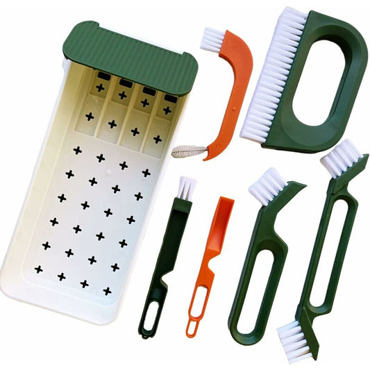 5 In 1 Grout Brush Set, Cleaning Brush For Bathroom And Kitchen, Scrub Tile Grouts, Nooks And Corners, Bottle V1188-MS-227-1991