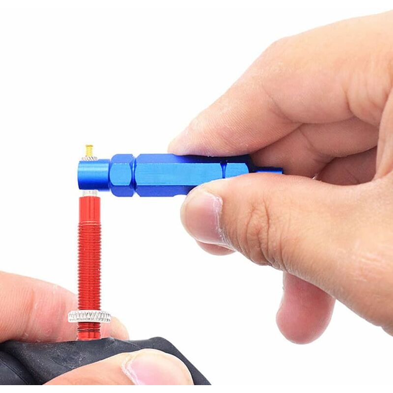 Bike Tube Tire Valve Core Removal Tool For Presta Schrader Bicycle Replace Valve Cores V1188-MS-227-2195
