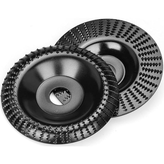 2 Pieces Wood Discs For Angle Grinder 125 Mm X 22.2 Mm, Fast Cutting Wood Grinder And Sanding Discs For Angle V1188-MS-227-2234