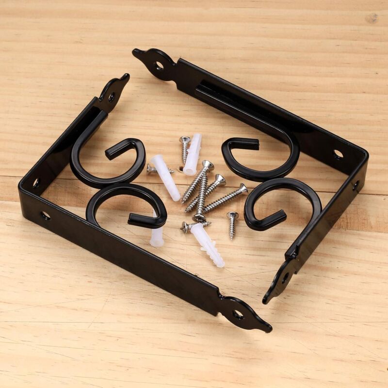 2 pcs Wall Shelf Brackets, 90 Degree Triangle Shelf Brackets, Metal Angle Bracket For Bookshelf, Kitchen - V1188-MS-227-2294