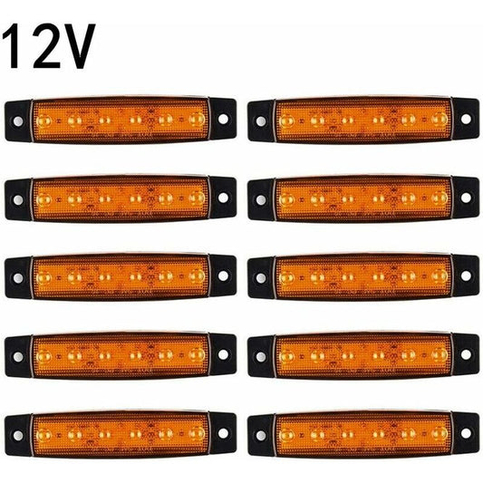 Truck Side Marker Lights 10 pcs LED Side Marker Lights Side Marker Lights Dc 12V LED Side Marker Lights Lamp V1188-MS-227-2411
