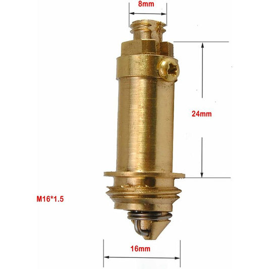 Brass Sink Drain Pipe With Spring Mechanism And Bolt V1188-MS-227-2476