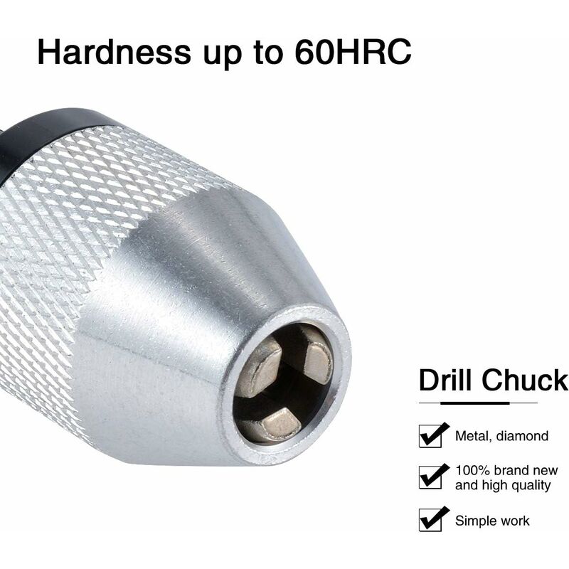 Quick Change Keyless Drill Chuck With 0.3-6.5Mm Hex Shank V1188-MS-227-2518