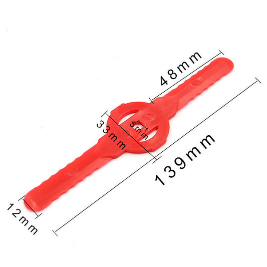 8 pcs Plastic Trimmer Replacement Blades For Grass Trimmer Plastic Lawn Mower Blades, Grass Trimmer Brush V1188-MS-227-2536