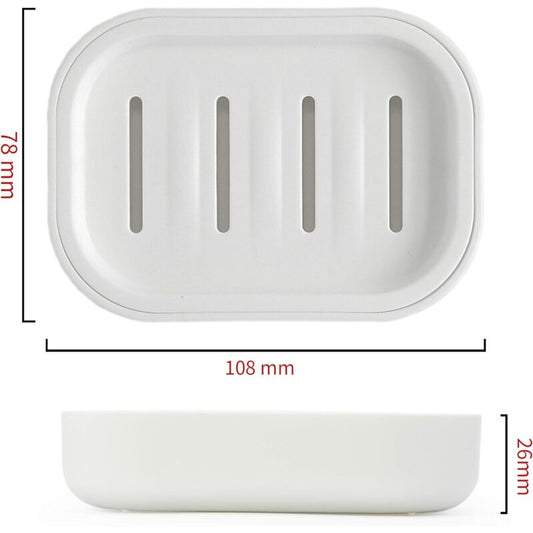 Bathroom Soap Dishes. Strong Drainage. Keep Soap Dry. Easy To Clean Soap Holder (White) V1188-MS-227-2582