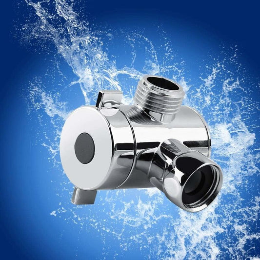 3 Way Multi-Function Shower Faucet Diverter Shower Head Adapter For Shower Arm Kitchen Sink G1/2" T-Bar Faucet V1188-MS-227-2622