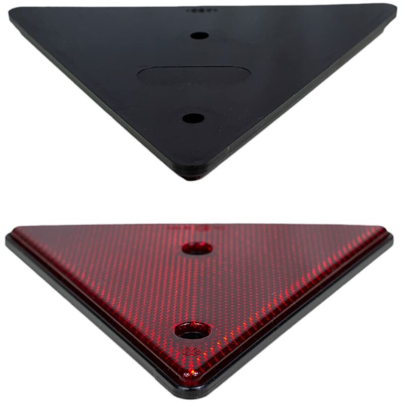 2 pcs Set Screw-On Triangle Trailer Reflectors V1188-MS-227-2650