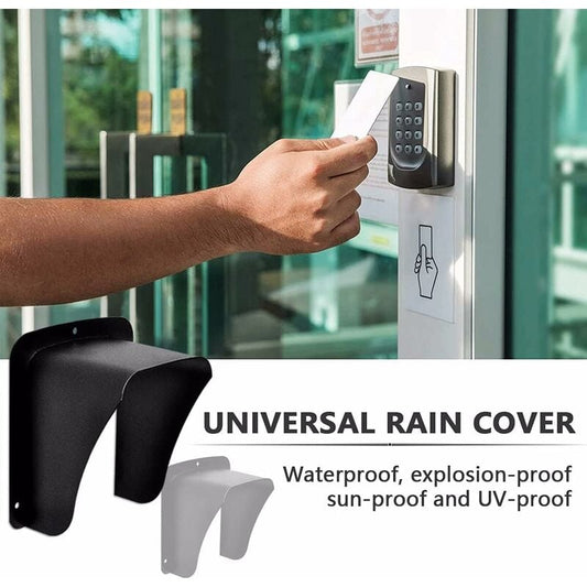 Waterproof Metal Cover For Video Camera, Doorbell, Door Lock, Access Door Knob, Protects Device From Sun And V1188-MS-227-2685