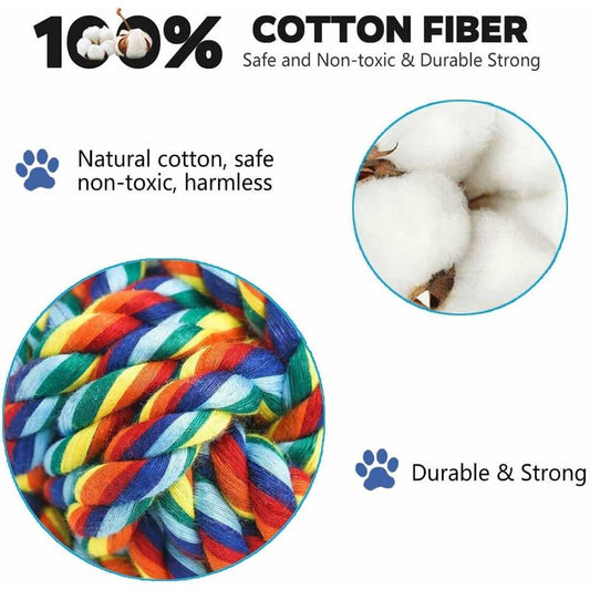 Dog Toys, ROpe Dog Toys, Chew Toys, Interactive Dog Toys, For Small/Medium Dogs (4 Pieces) V1188-MS-227-2698