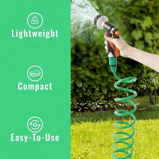 10M Flexible Garden Hose For Garden Shower, Expandable Garden Hose For Garden Watering, Pet, Car Washing. V1188-MS-227-2778