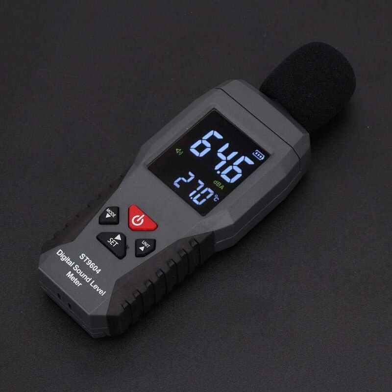 Sound Level Meter Smart Sensor Sound Level Meter Sound Level Recorder Noise Tester Digital Audio Sound Meter, V1188-MS-227-2813