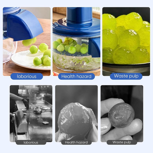 3-in-1 Electric Peeler for Grapes and Garlic - Automatic Peeler - USB Rechargeable Multifunctional Peeler for V1188-MS-313-0027