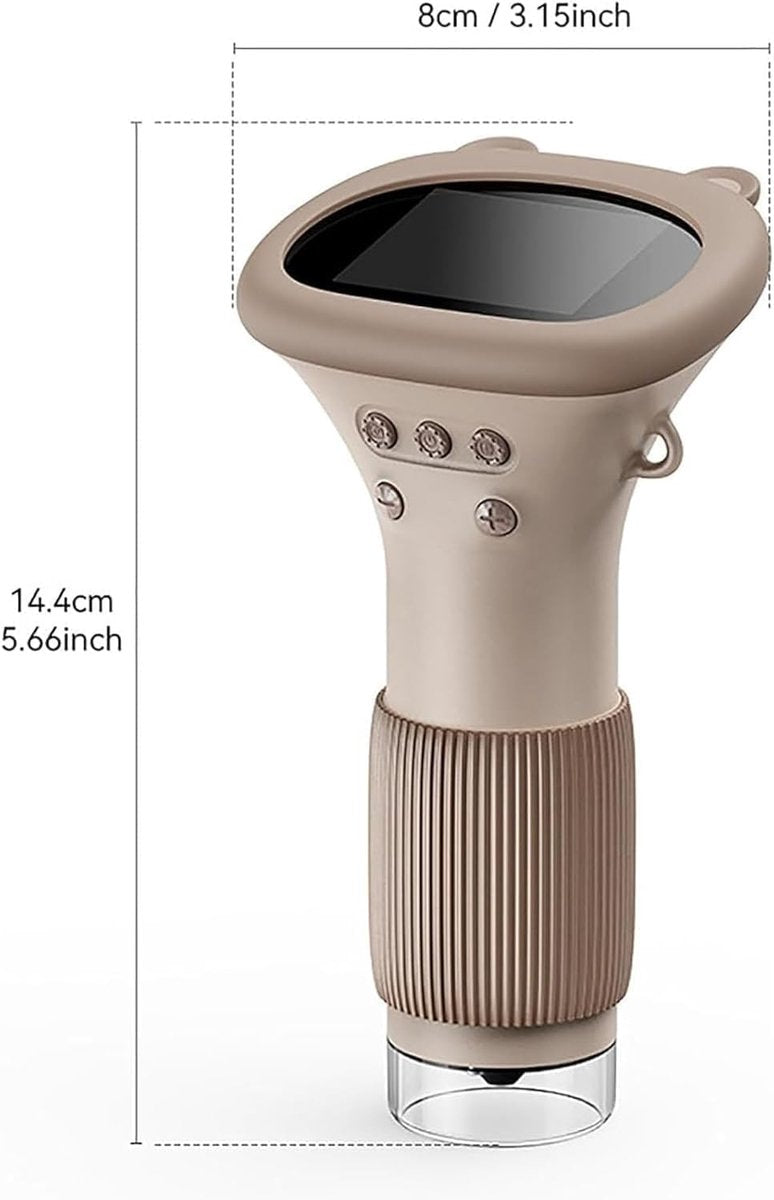 Children's Microscope - Portable Children's Microscope - 0 Screen - Digital Microscope - 200x Magnification - V1188-MS-313-0066