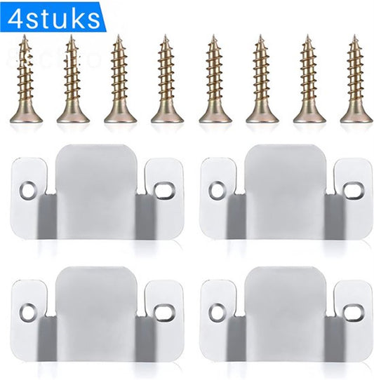 4-Piece Sectional Sofa Connectors, Furniture Connectors, Premium Metal Sofa Connector with Screws, Suitable V1188-MS-313-0142