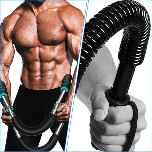 Arm Trainer - U-Shaped Twister - Adjustable Chest Enlarger with 3 Resistance Levels - Detachable Fitness V1188-MS-313-0165