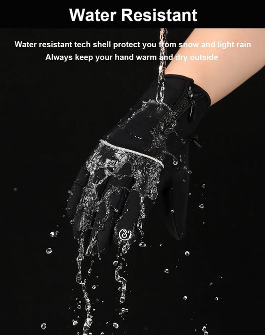 Gloves - Cycling Gloves - Winter Gloves - Sports Gloves - Waterproof and Windproof Gloves - Anti-slip and V1188-MS-313-0226