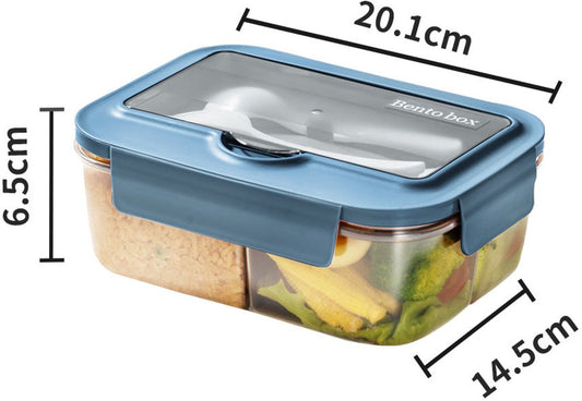 Lunch Box - Children's Lunch Box - Compartmentalized Lunch Box - Reusable Lunch Box - 2-Compartment Lunch Box V1188-MS-313-0361