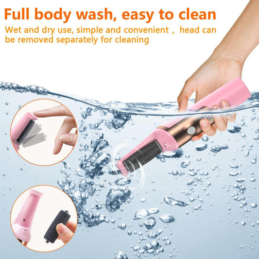 Electric Foot File - Professional Callus Remover - Pack of 10 - 3 Adjustable Speeds - For Dead Skin and V1188-MS-313-0390